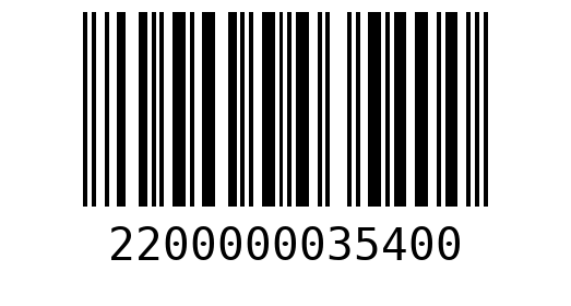 Штрихкод 2200000035400