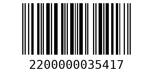 Штрихкод 2200000035417