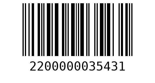 Штрихкод 2200000035431