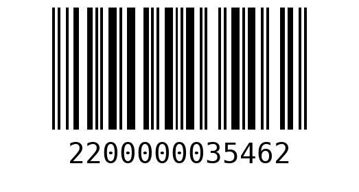 Штрихкод 2200000035462