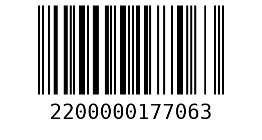 Штрихкод 2200000177063