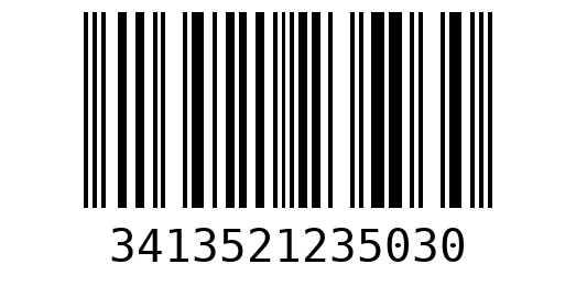 Штрихкод 3413521235030
