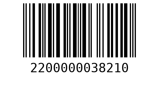 Штрихкод 2200000038210