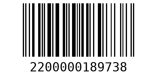 Штрихкод 2200000189738