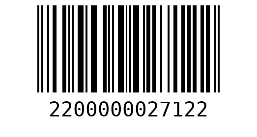 Штрихкод 2200000027122