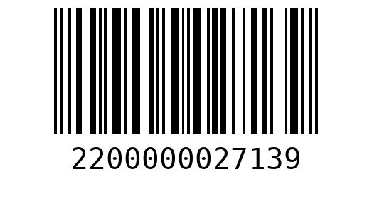 Штрихкод 2200000027139