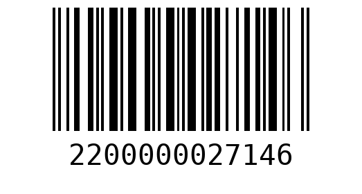 Штрихкод 2200000027146
