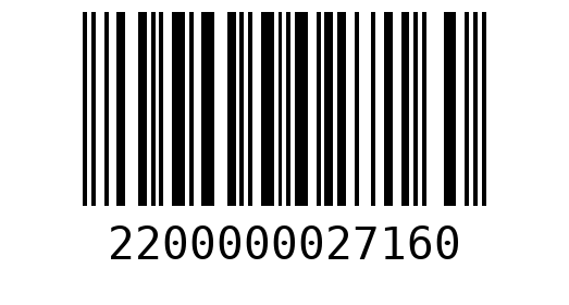Штрихкод 2200000027160