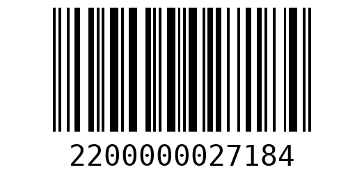 Штрихкод 2200000027184