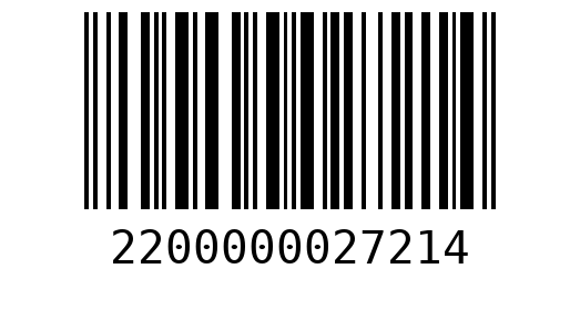 Штрихкод 2200000027214