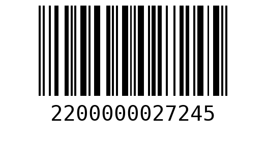 Штрихкод 2200000027245