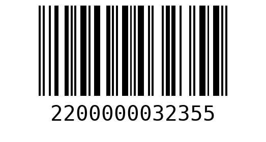 Штрихкод 2200000032355