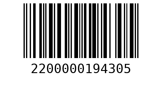 Штрихкод 2200000194305