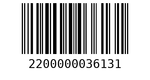Штрихкод 2200000036131