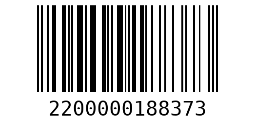 Штрихкод 2200000188373