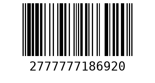 Штрихкод 2777777186920