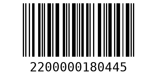 Штрихкод 2200000180445
