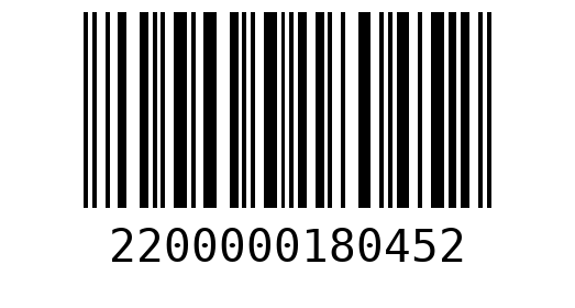 Штрихкод 2200000180452