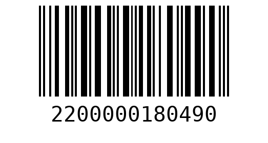 Штрихкод 2200000180490