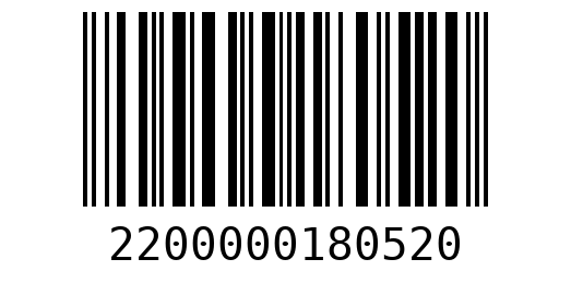 Штрихкод 2200000180520