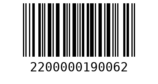 Штрихкод 2200000190062