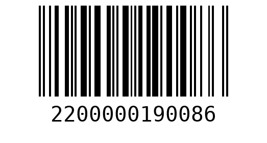 Штрихкод 2200000190086