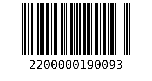 Штрихкод 2200000190093