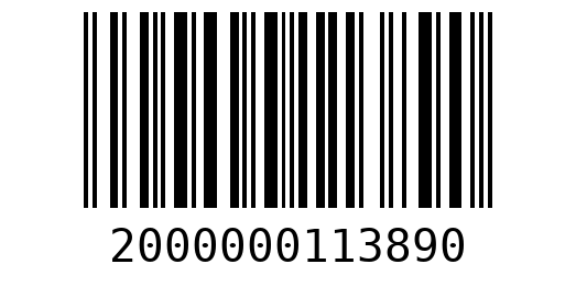 Штрихкод 2000000113890