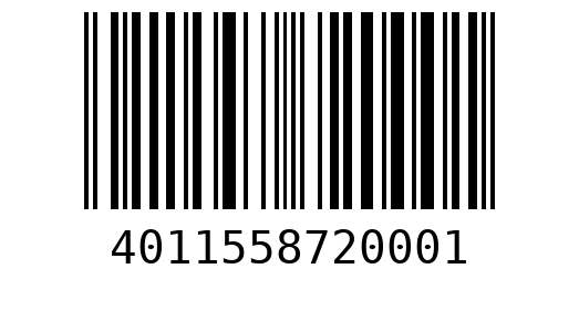 Штрихкод 4011558720001