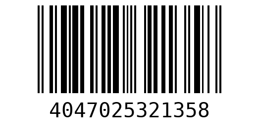 Штрихкод 4047025321358