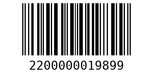 Штрихкод 2200000019899