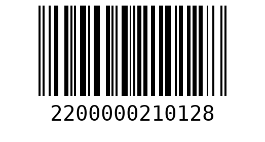 Штрихкод 2200000210128