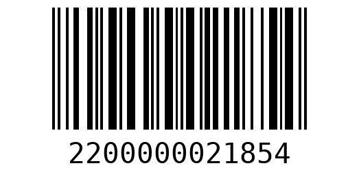 Штрихкод 2200000021854