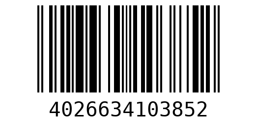 Штрихкод 4026634103852
