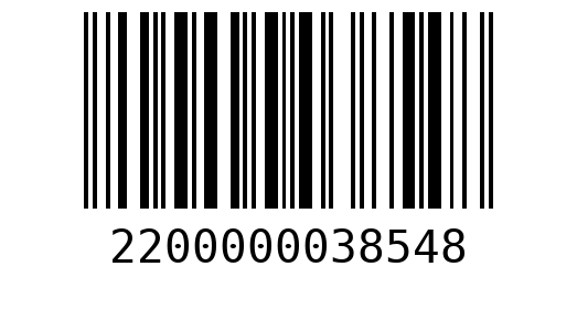 Штрихкод 2200000038548
