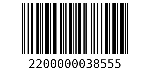 Штрихкод 2200000038555
