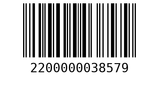 Штрихкод 2200000038579