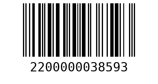 Штрихкод 2200000038593