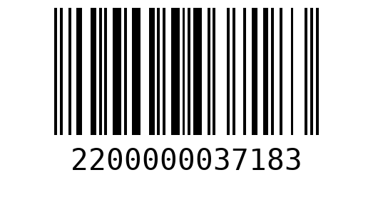 Штрихкод 2200000037183
