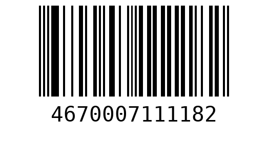 Штрихкод 4670007111182