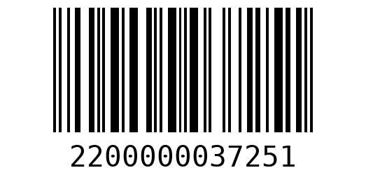 Штрихкод 2200000037251