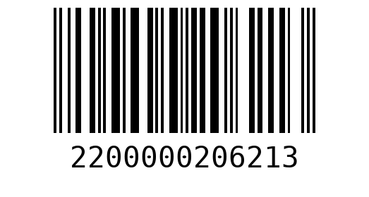 Штрихкод 2200000206213
