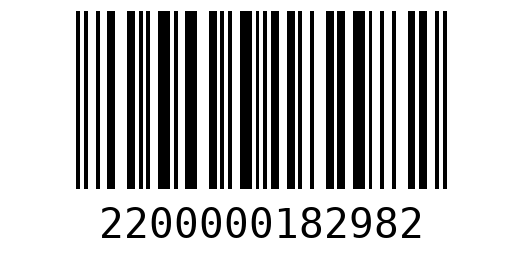 Штрихкод 2200000182982