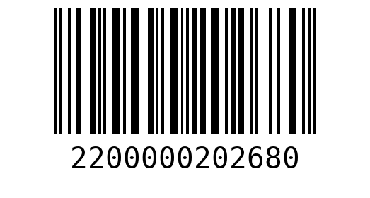 Штрихкод 2200000202680