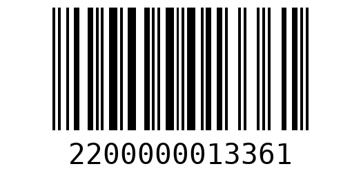 Штрихкод 2200000013361