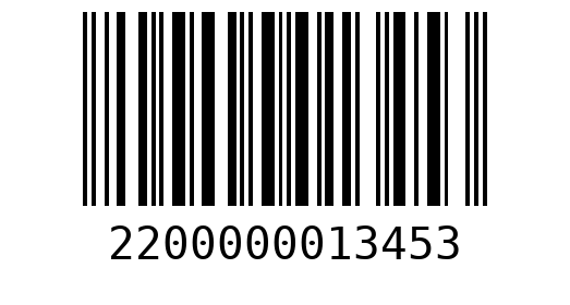 Штрихкод 2200000013453