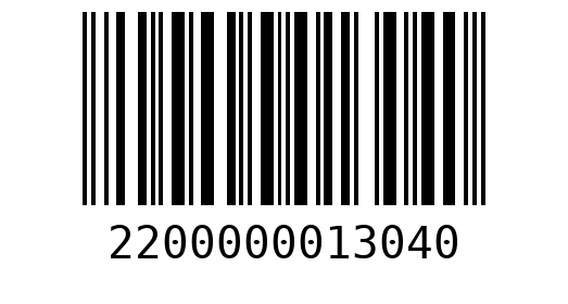 Штрихкод 2200000013040