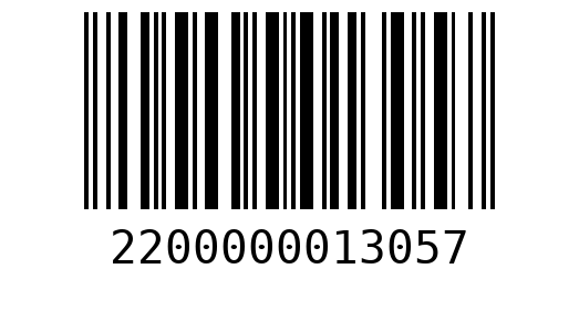 Штрихкод 2200000013057