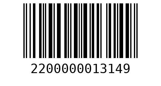 Штрихкод 2200000013149