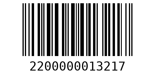 Штрихкод 2200000013217